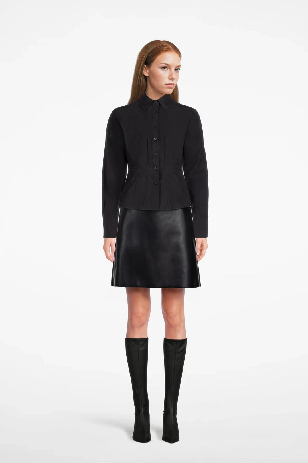 BELFAST CINCH WAIST SHIRT blouse PURE &amp; SIMPLE 