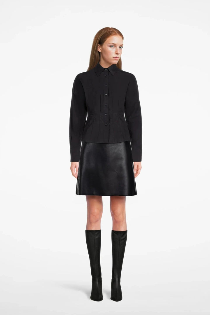 BELFAST CINCH WAIST SHIRT blouse PURE &amp; SIMPLE 