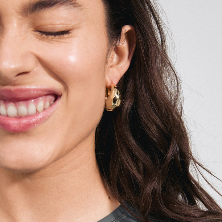 BELIEVE CHUNKY HOOPS Jewelry PILGRIM 