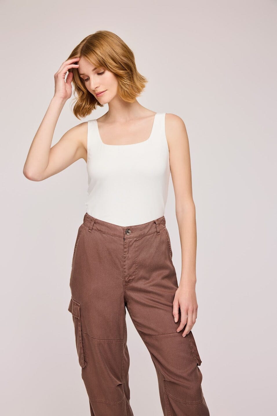 BELIZE TANK Tank GENTLE FAWN XS WHITE 