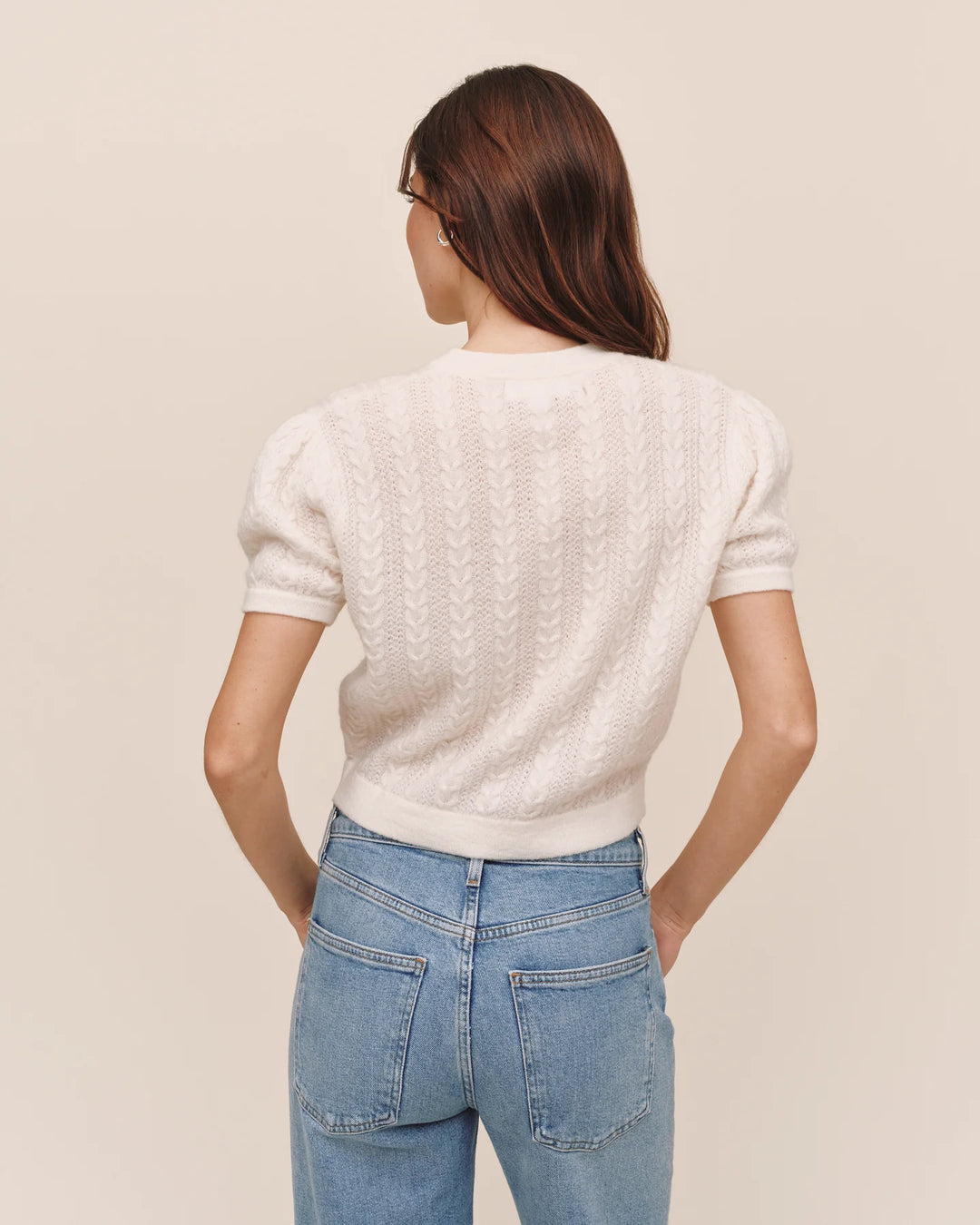 SHORT SLEEVE CARDIGAN