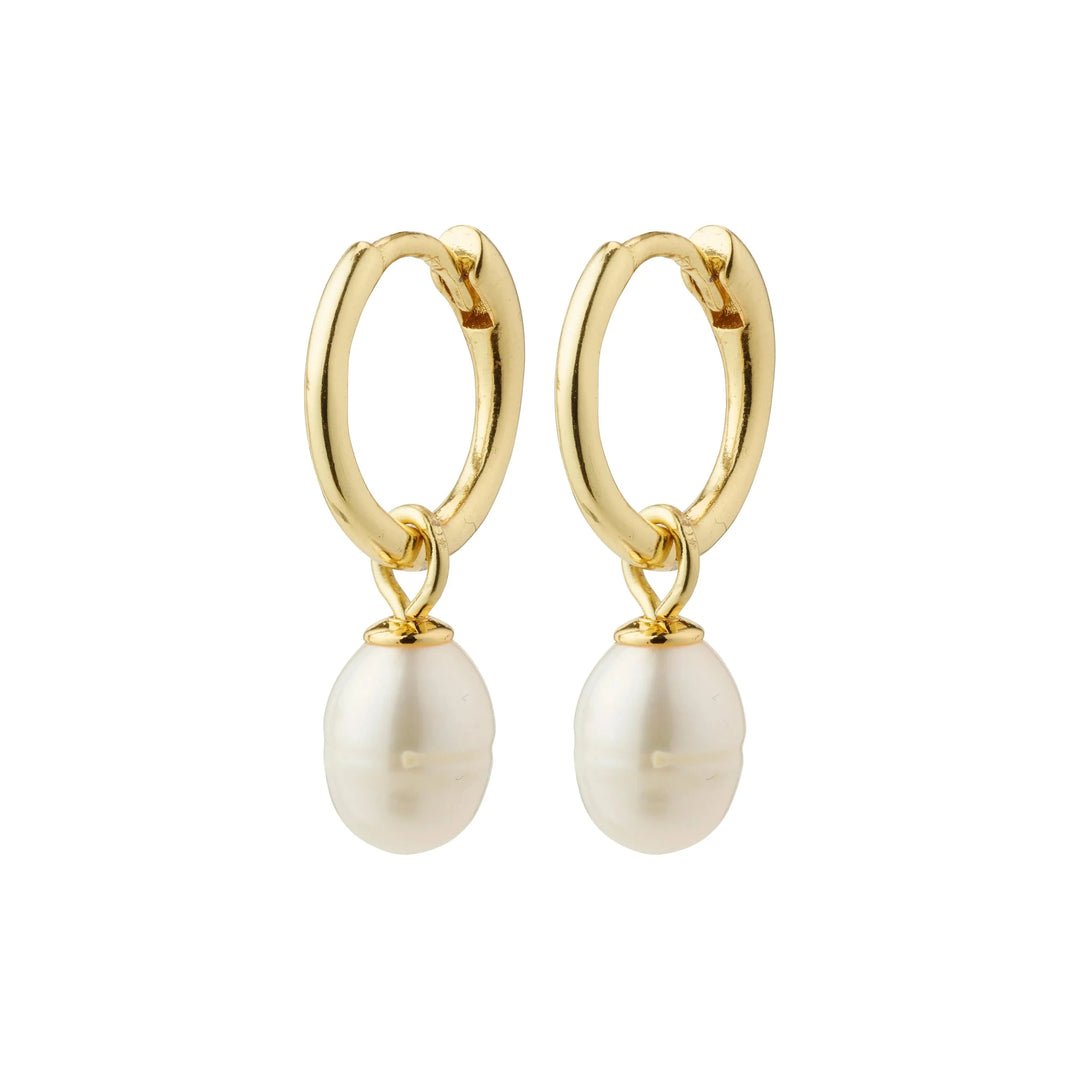 BERTHE HOOPS Jewelry PILGRIM GOLD PLATED 