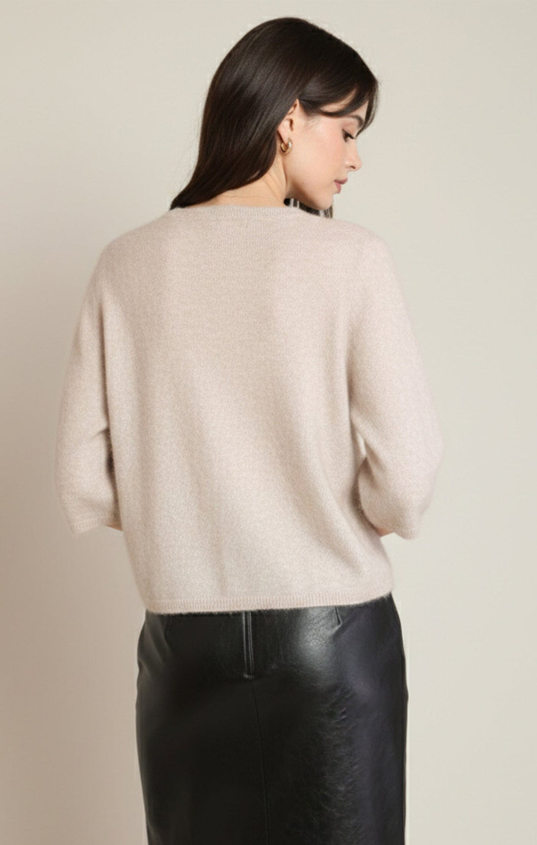 BONNIE TOP SWEATER BLACK TAPE 