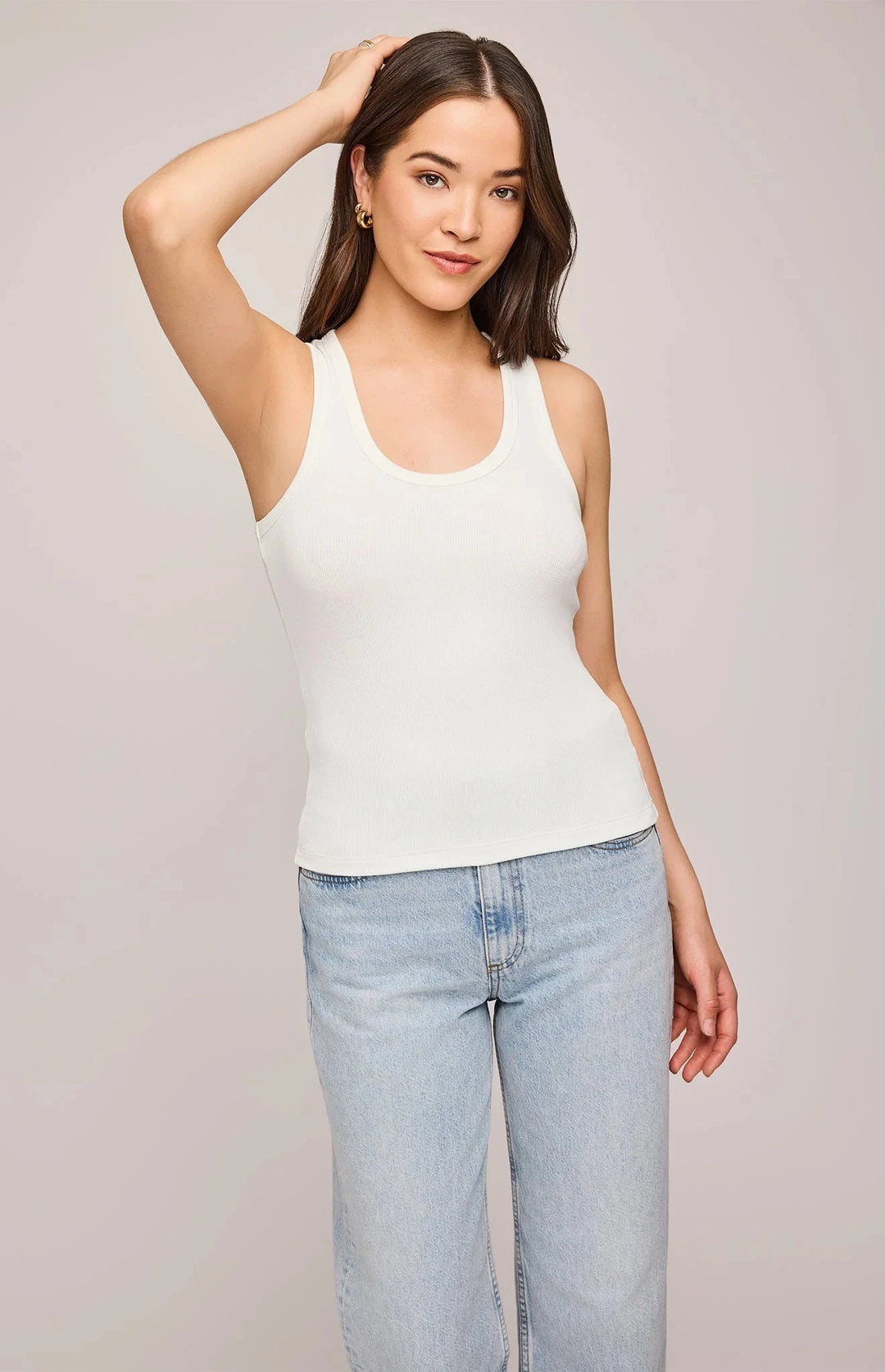 BOWEN TANK Tank GENTLE FAWN XS WHITE 