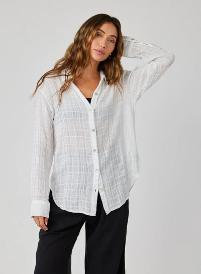 BOYFRIEND BUTTON DOWN TOP BELLA DAHL 