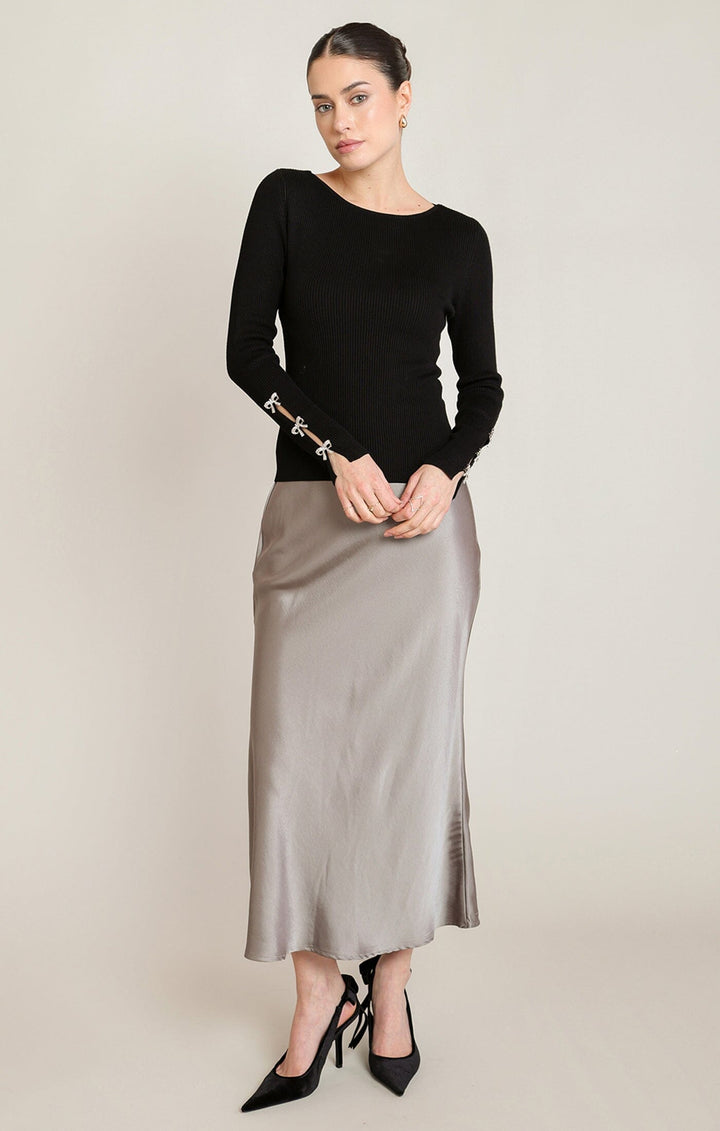 BRISTOL TOP SWEATER BLACK TAPE 