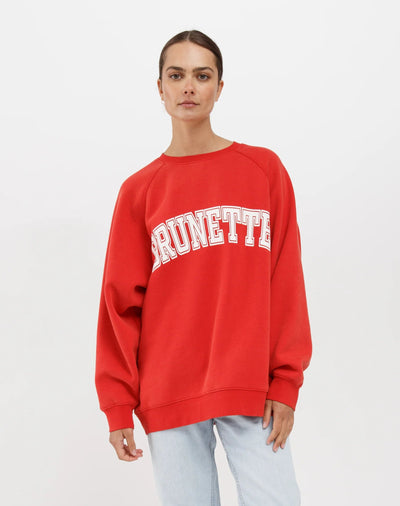 BRUNETTE NYBF CREW SWEATER BRUNETTE THE LABEL 