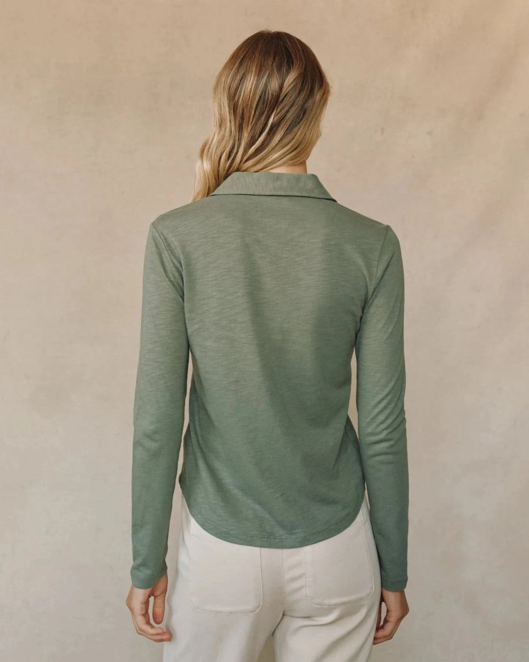 BUTTON DOWN KNIT TOP TOP BELLA DAHL 