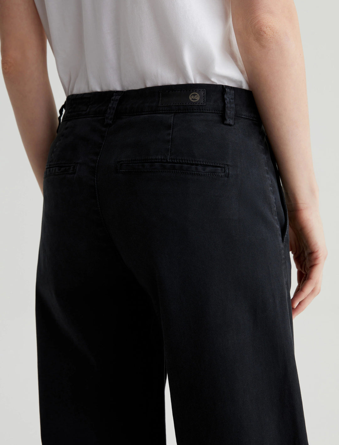 CADEN WIDE LEG - SULFUR BLACK Pants AG 