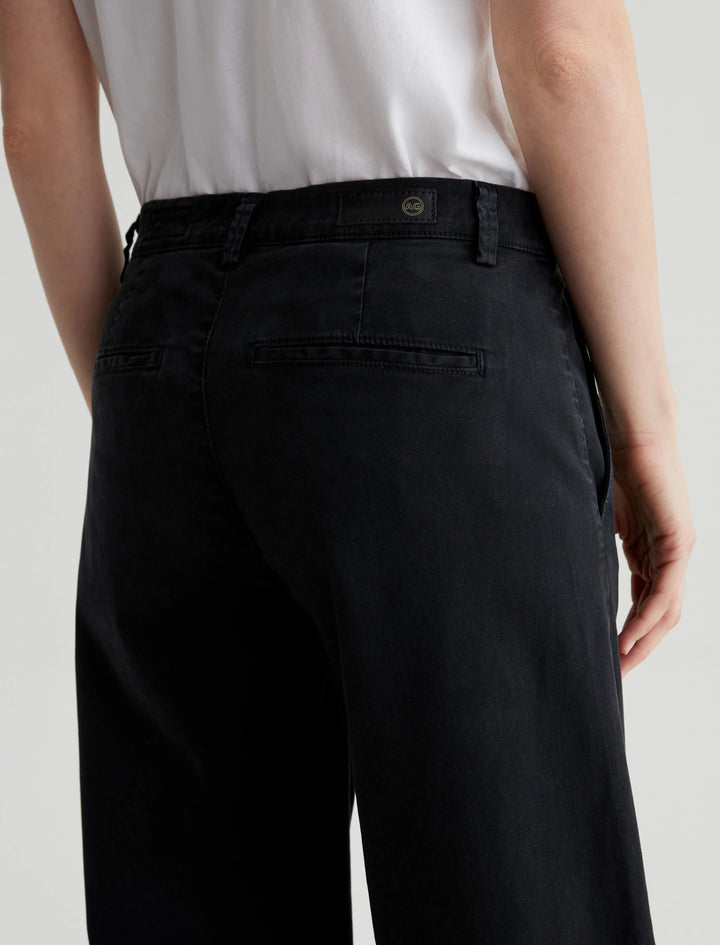 CADEN WIDE LEG - SULFUR BLACK Pants AG 