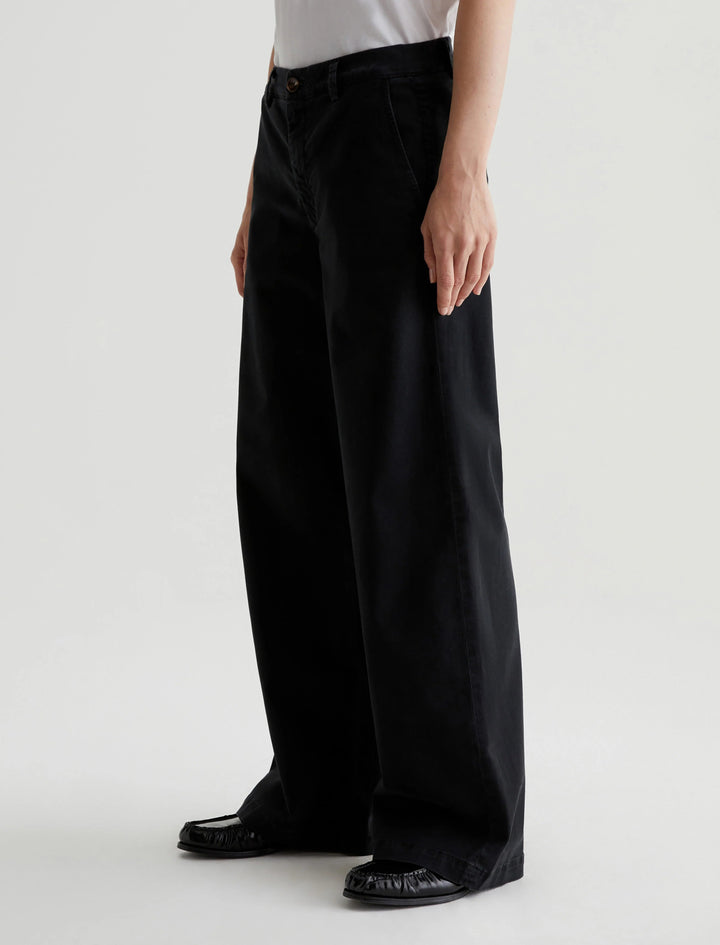 CADEN WIDE LEG - SULFUR BLACK Pants AG 