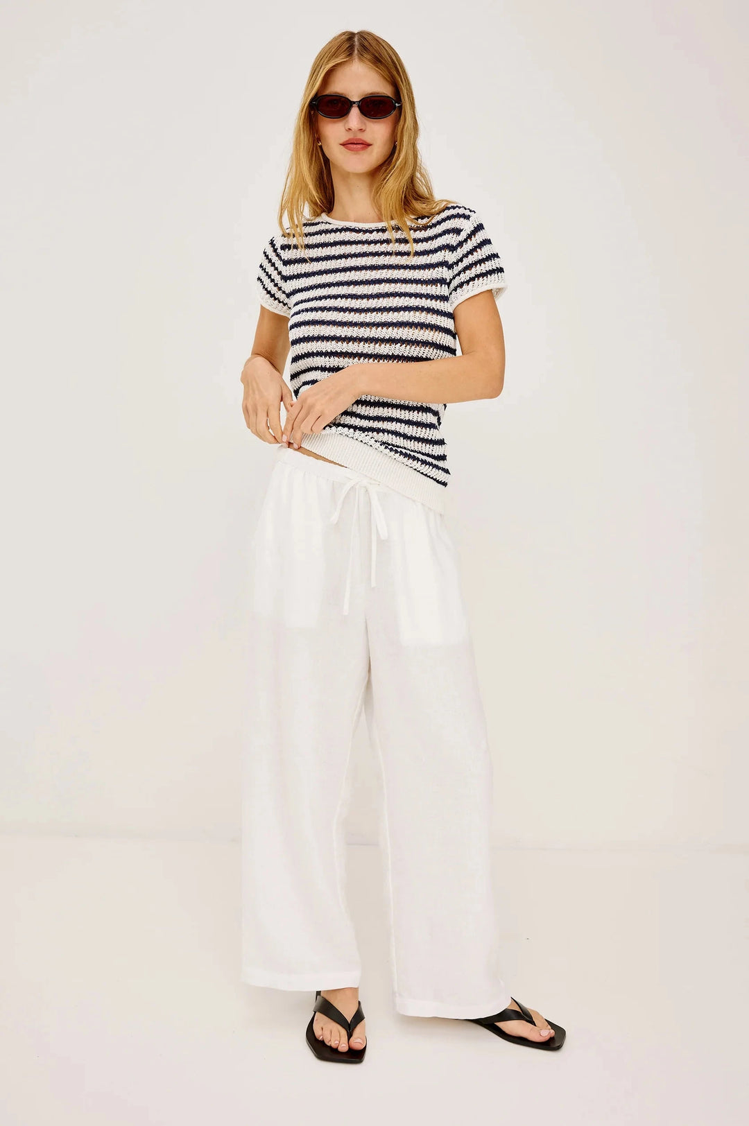 CADY TOP - STRIPE TOP RAILS 