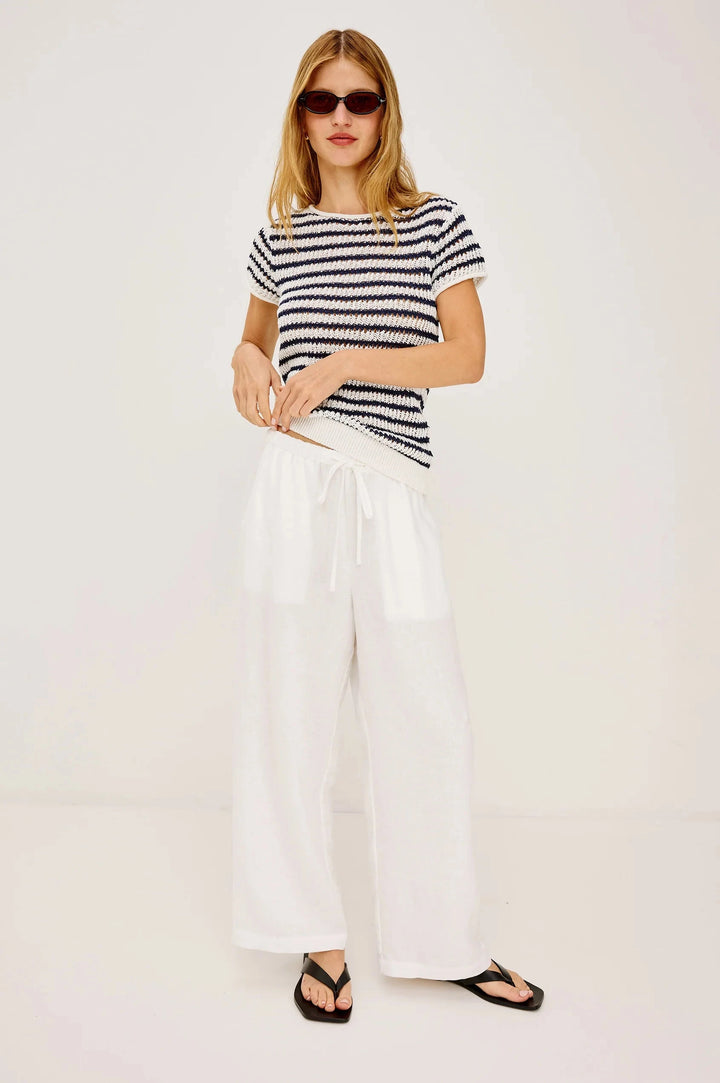 CADY TOP - STRIPE TOP RAILS 