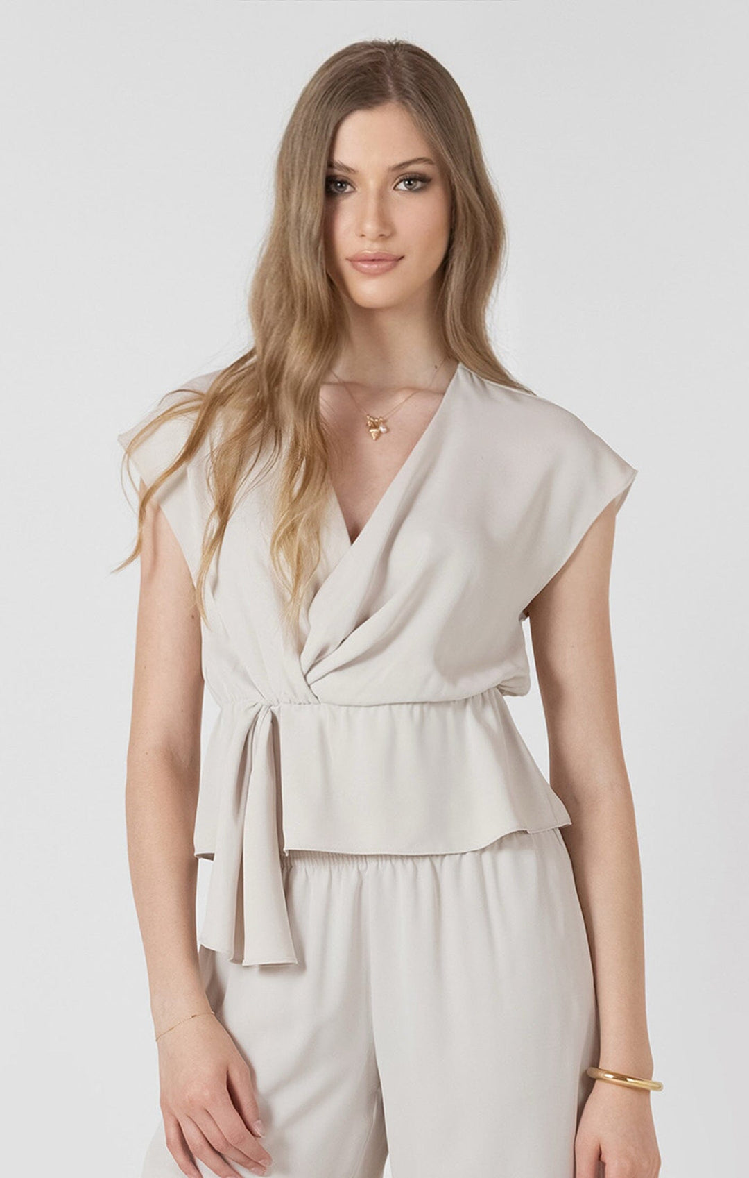 CAMILA TOP TOP BLACK TAPE 