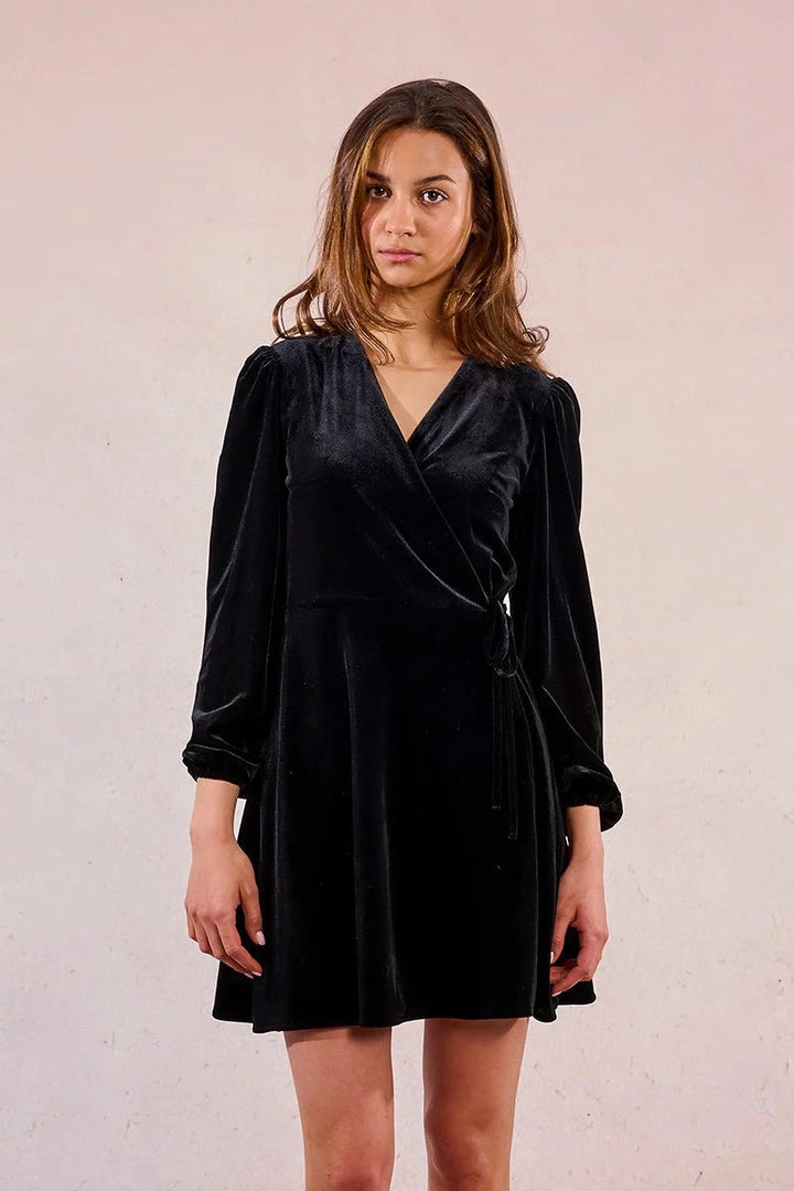 CAMILLE DRESS Dress MOLLY BRACKEN XS BLACK 