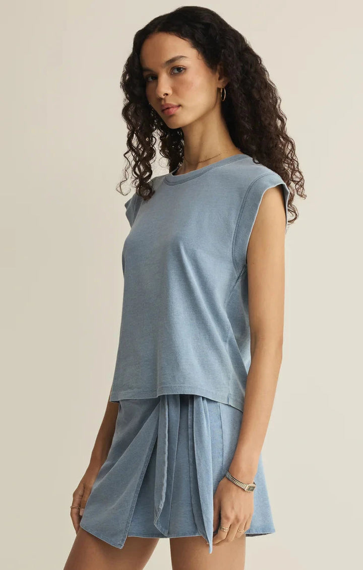 CAMINO JERSEY DENIM TOP T-Shirt Z SUPPLY 