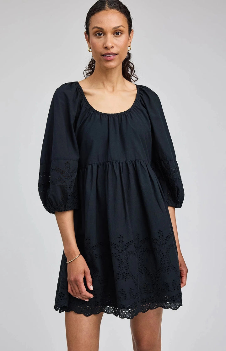 CAROLINA DRESS Dress GENTLE FAWN XS BLACK 