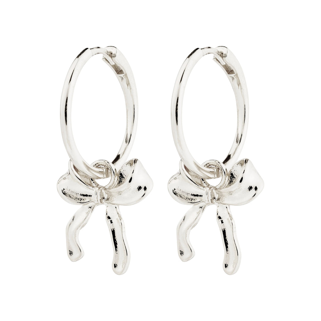 CASSIAN HOOPS Jewelry PILGRIM SILVER PLATED 