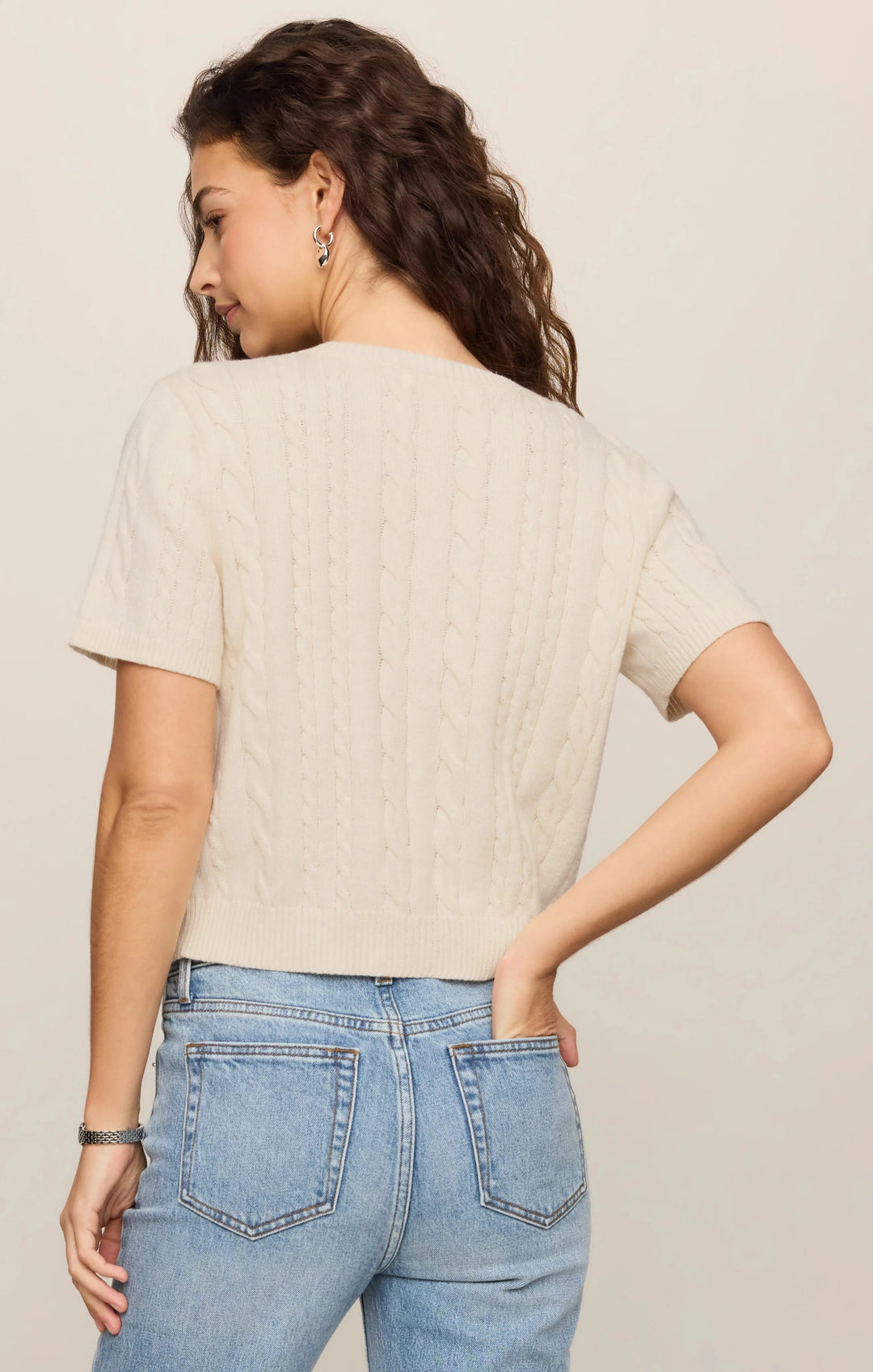 CERA SHORT SLEEVE CARDIGAN Cardigan Z SUPPLY 