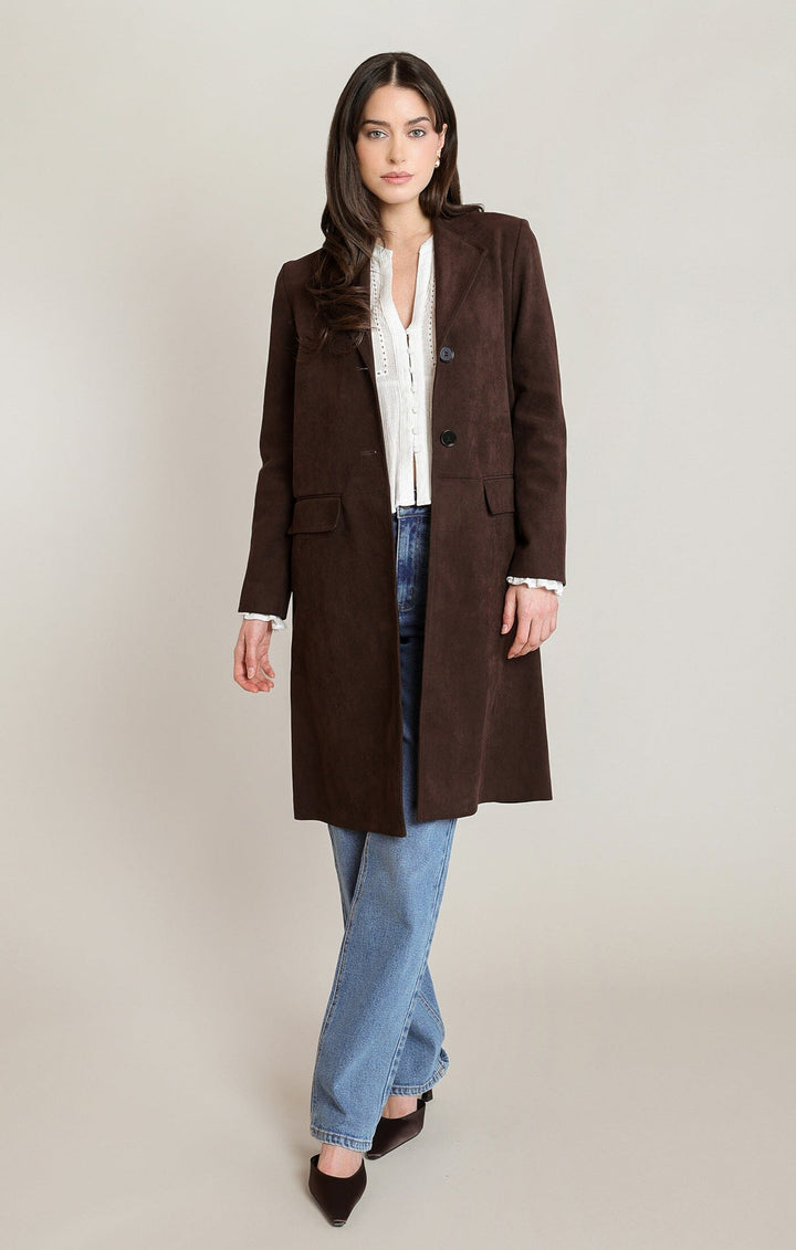CHARLOTTE COAT COAT BLACK TAPE 