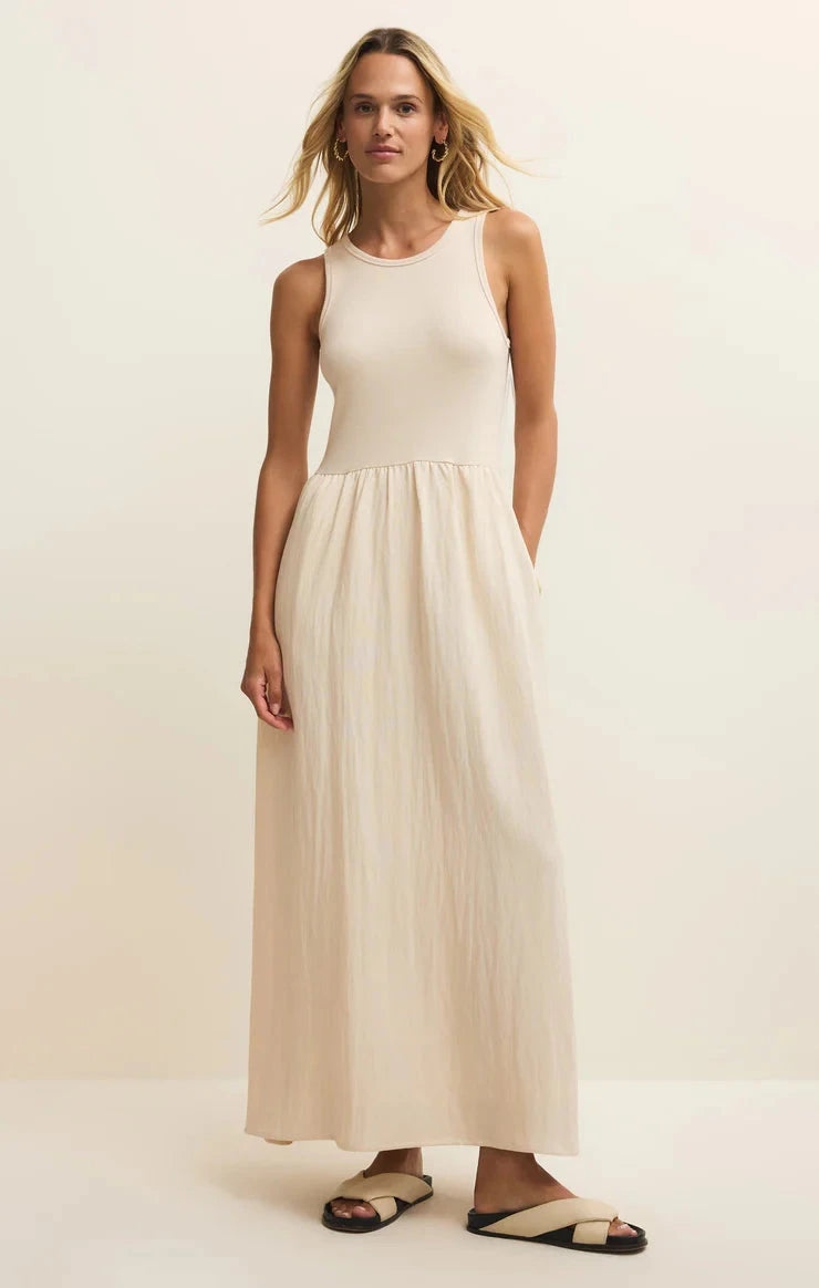 CHARLOTTE MIDI DRESS Dress Z SUPPLY XS CRYSTAL 