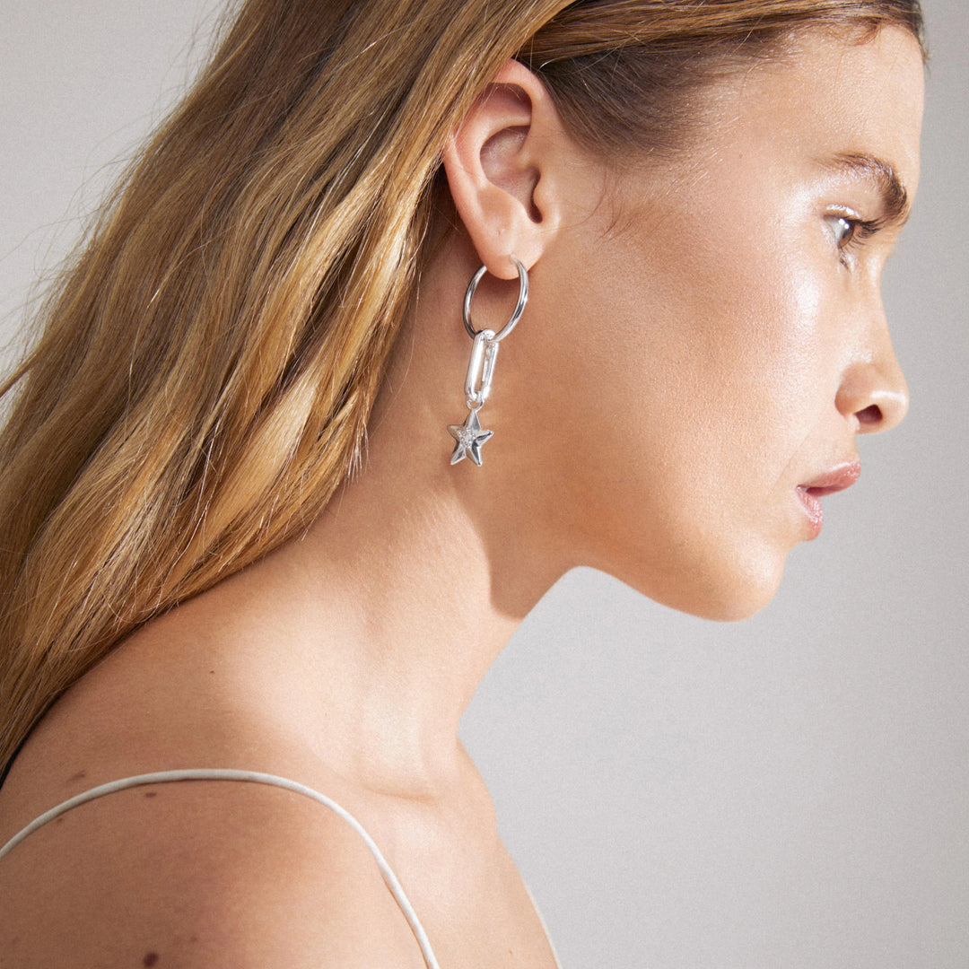 CHARM LARGE HOOPS Jewelry PILGRIM 