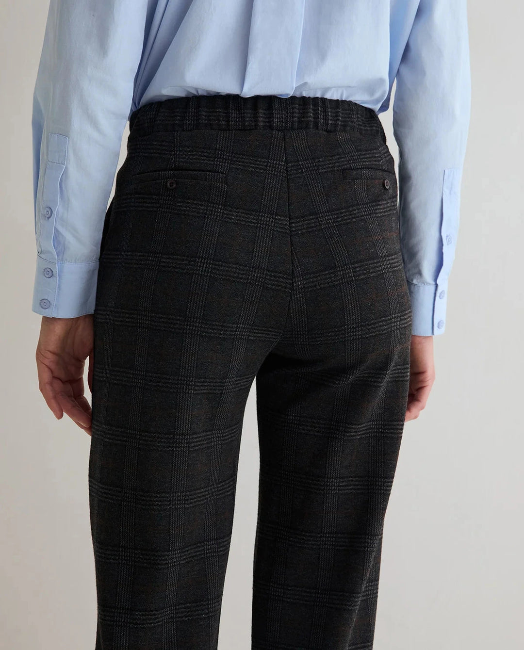 CHECK JACQUARD TROUSERS Pants YERSE 