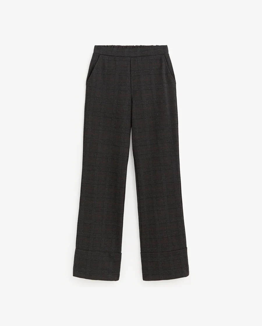 CHECK JACQUARD TROUSERS Pants YERSE 