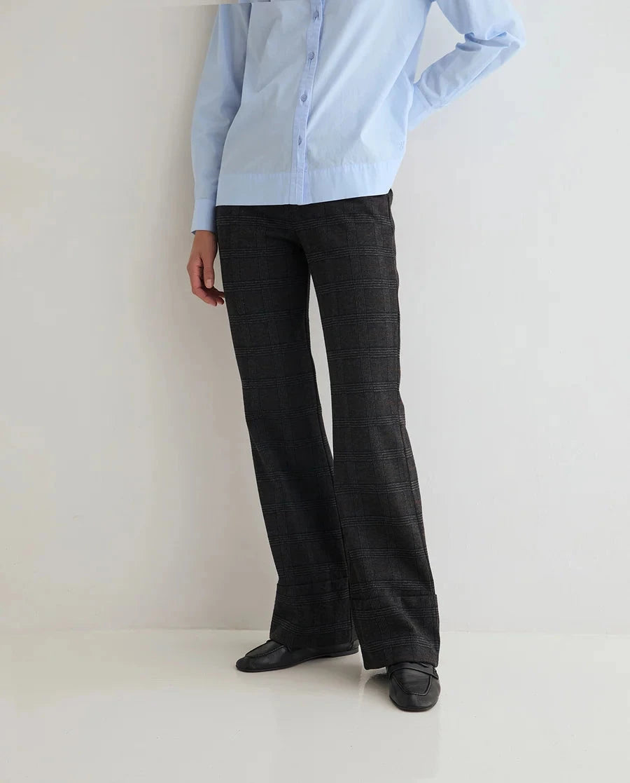CHECK JACQUARD TROUSERS Pants YERSE 