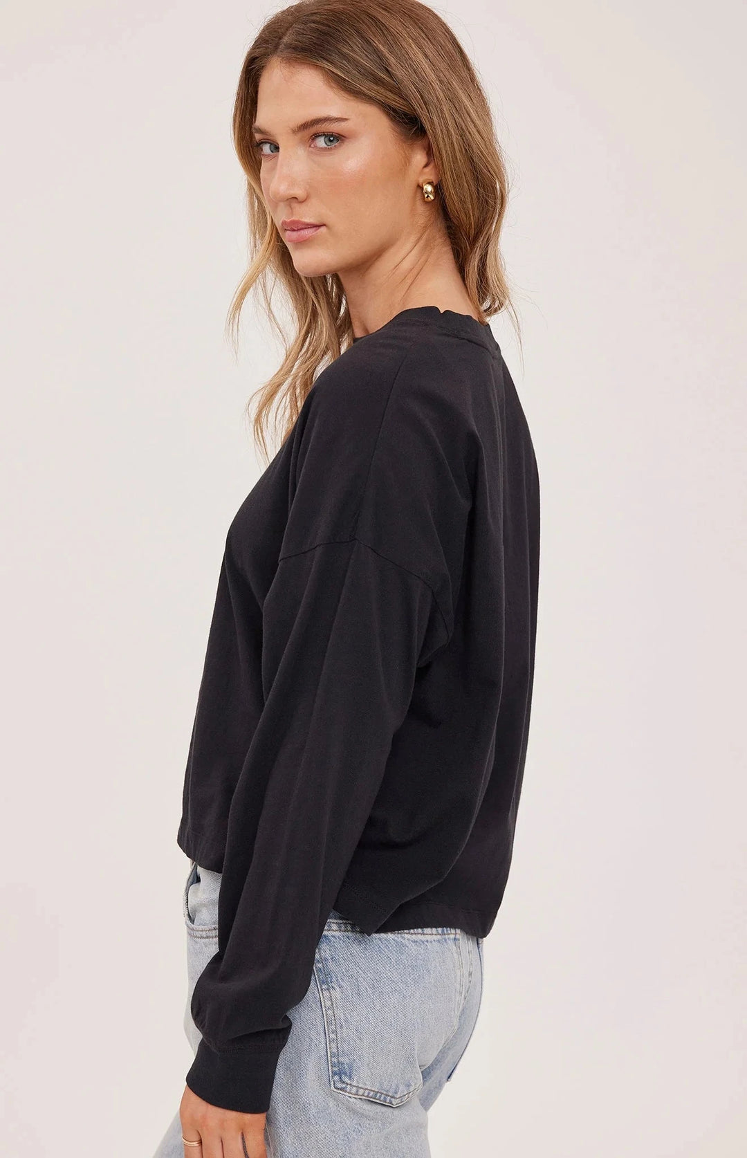 CHRISTY LONG SLEEVE TOP TOP GENTLE FAWN 