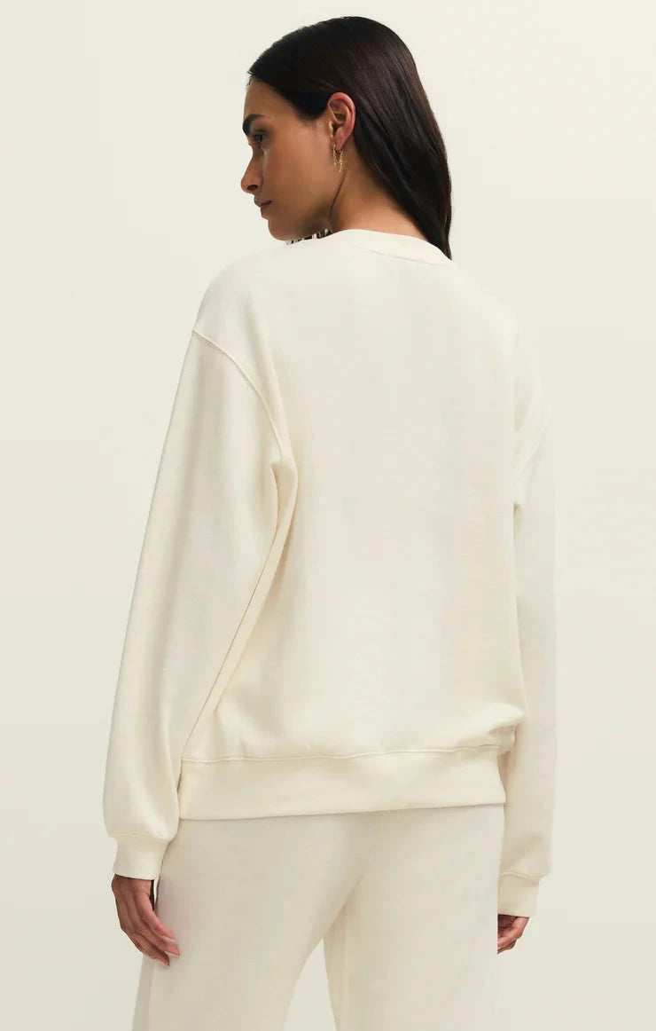 CLASSIC BOYFRIEND SWEATSHIRT SWEATER Z SUPPLY 