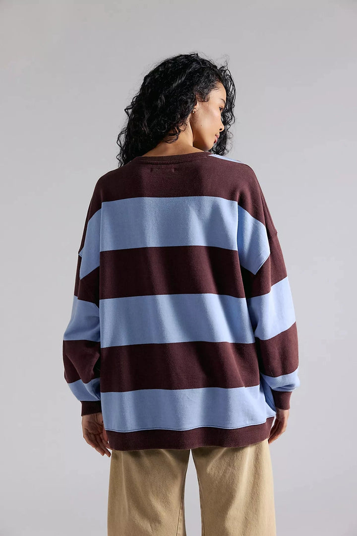 CLASSIC STRIPE CREW SWEATER Free People 