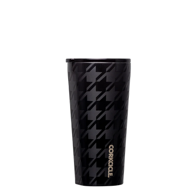 CLASSIC TUMBLER ACCESSORIES CORKCICLE 16 OZ ONYX HOUNDSTOOTH 