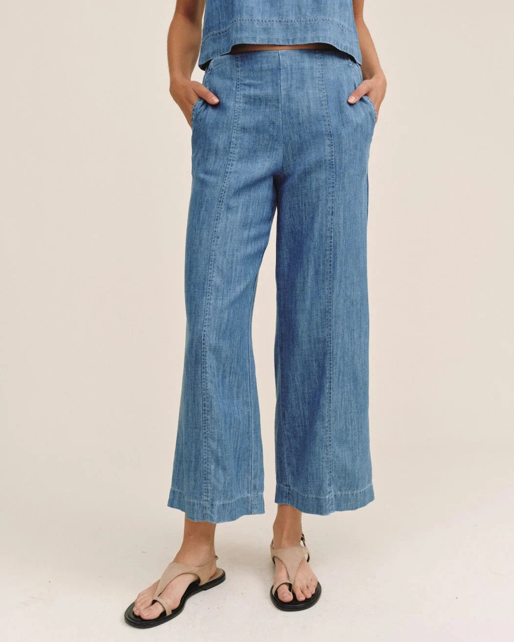 CLEAN WAIST DENIM PANT Pants BELLA DAHL 