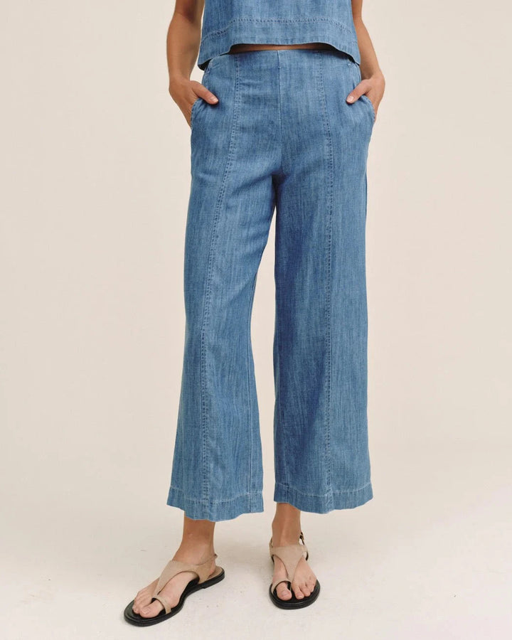 CLEAN WAIST DENIM PANT Pants BELLA DAHL 