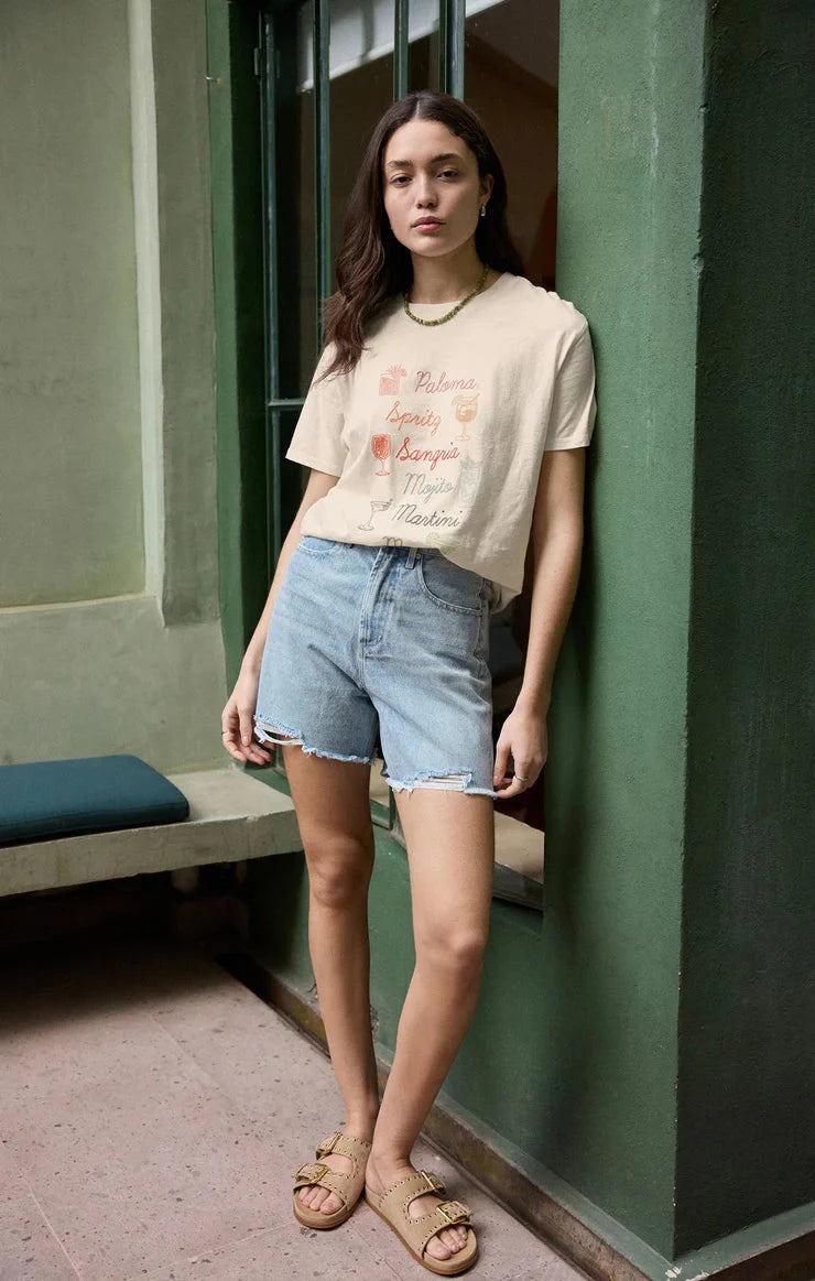 COCKTAILS BOYFRIEND TEE T-Shirt Z SUPPLY 