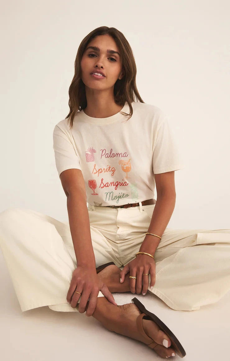 COCKTAILS BOYFRIEND TEE T-Shirt Z SUPPLY 