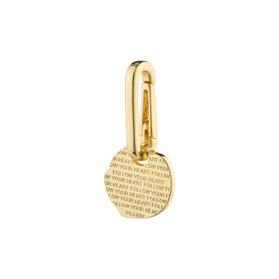 COIN CHARM Jewelry PILGRIM GOLD PLATED 