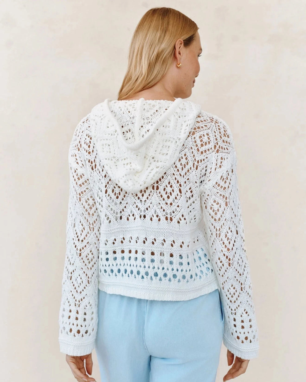 CROCHET HOODIE SWEATER BELLA DAHL 