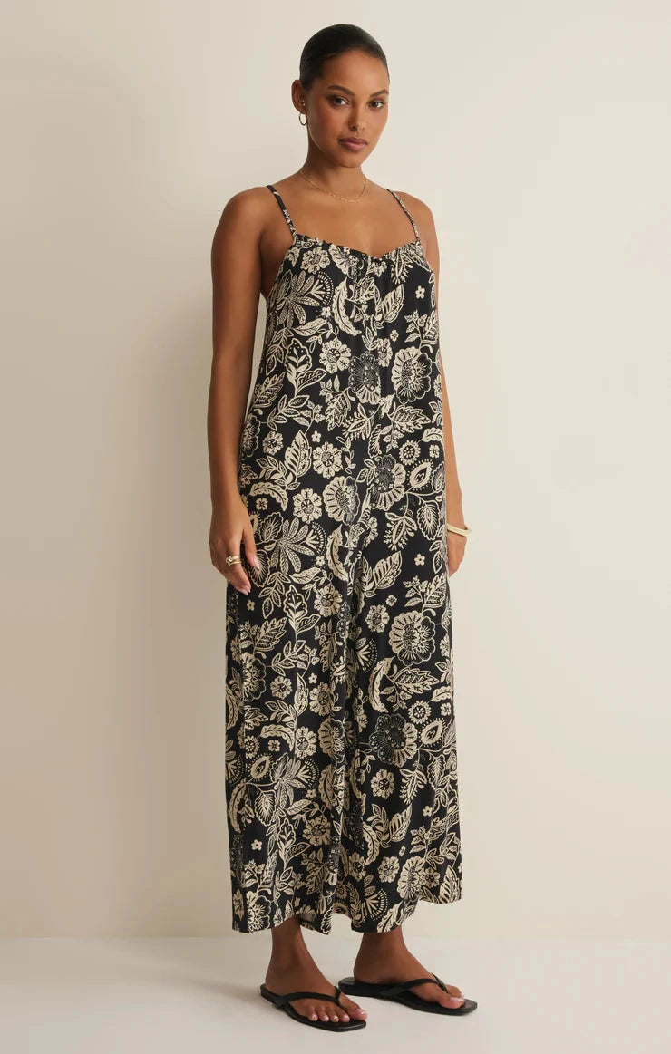 DAY OFF FLORAL JUMPSUIT ROMPER Z SUPPLY 