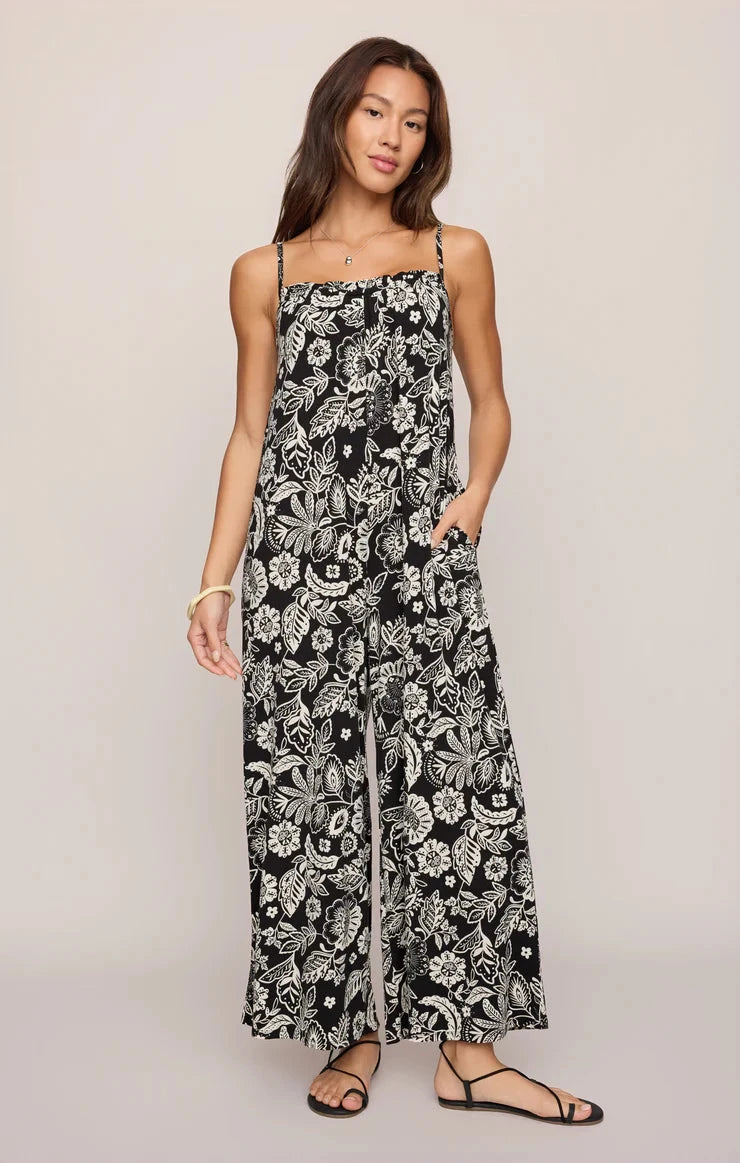 DAY OFF FLORAL JUMPSUIT ROMPER Z SUPPLY 