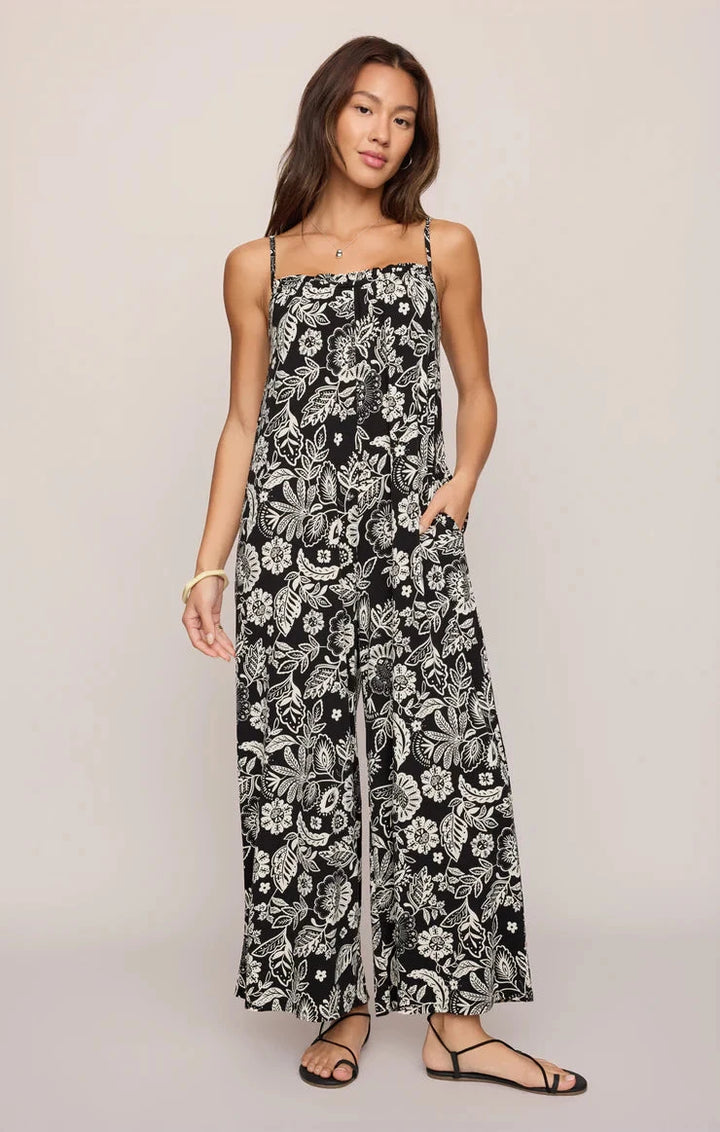 DAY OFF FLORAL JUMPSUIT ROMPER Z SUPPLY 