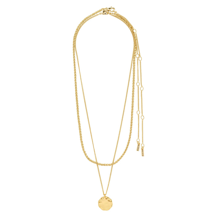 DECLAN 2-IN-1 NECKLACE Jewelry PILGRIM GOLD PLATED 