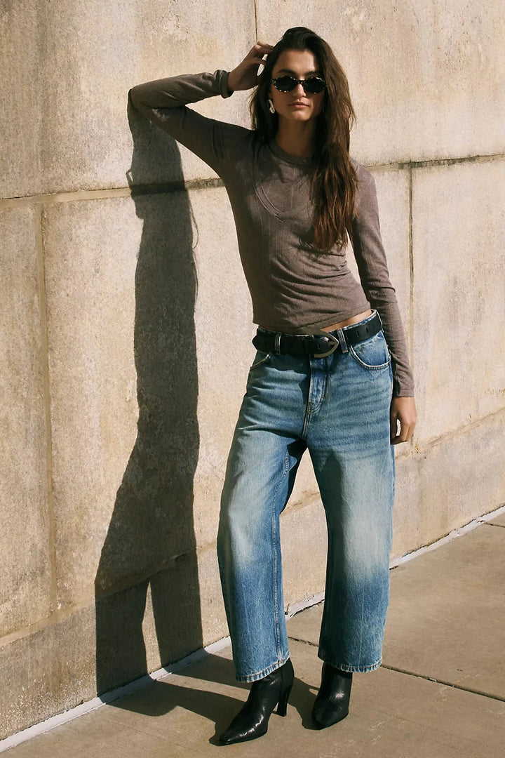 DEEP TRANCE BOYFRIEND JEANS Denim Free People 