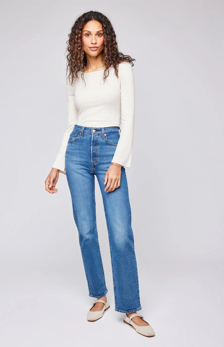 DELILAH TOP TOP GENTLE FAWN 