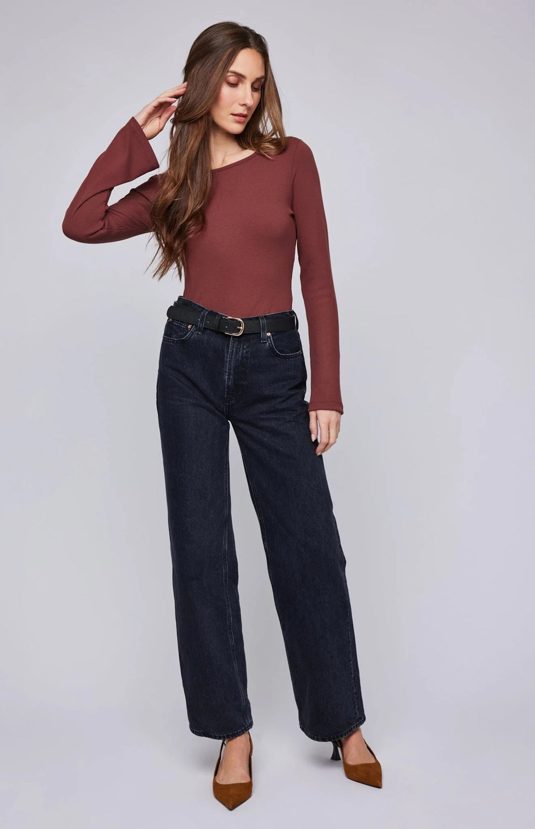 DELILAH TOP TOP GENTLE FAWN 