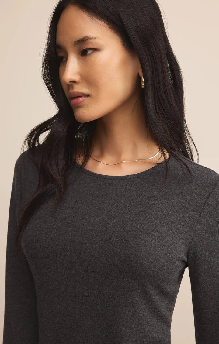 DEMURE LONGSLEEVE TOP TOP Z SUPPLY 