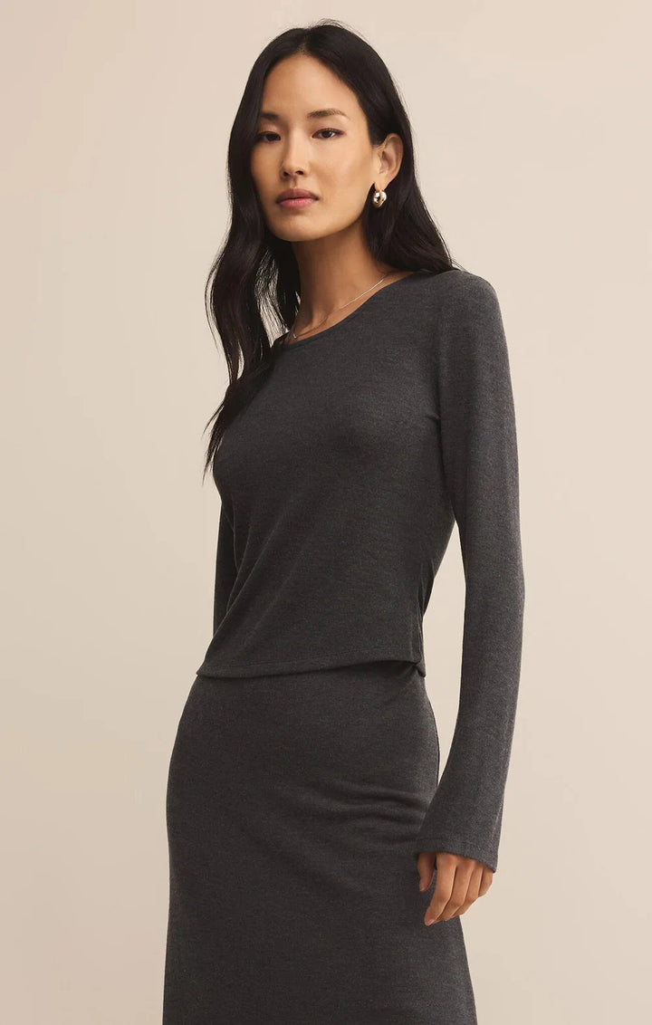 DEMURE LONGSLEEVE TOP TOP Z SUPPLY 