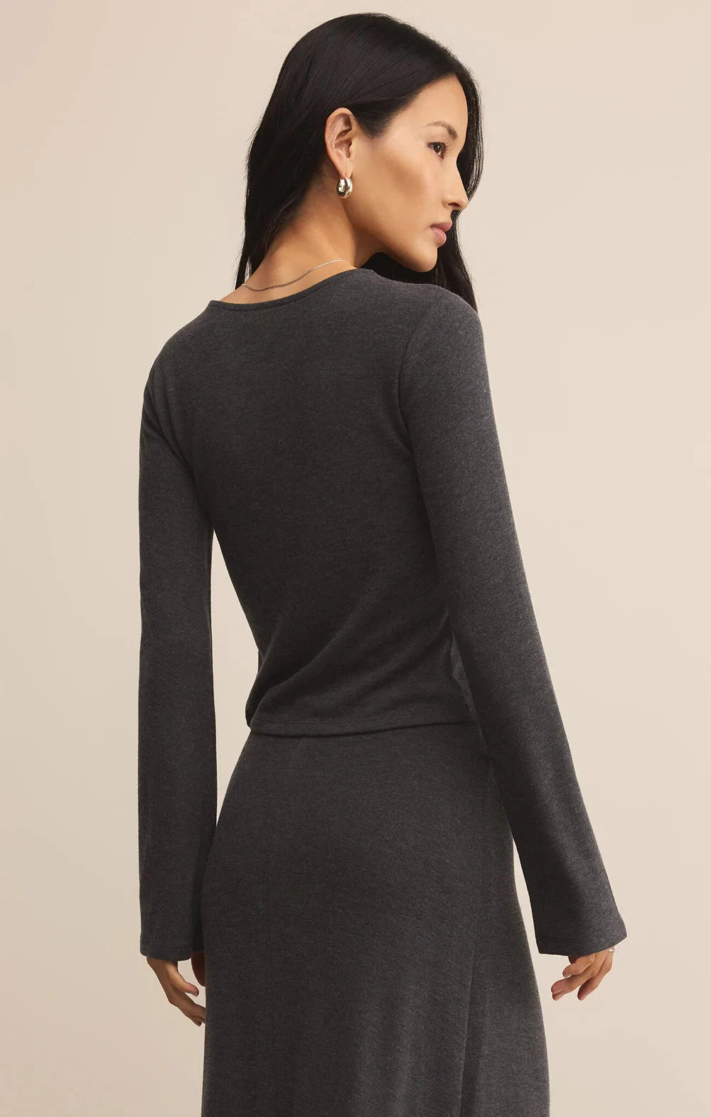 DEMURE LONGSLEEVE TOP TOP Z SUPPLY 