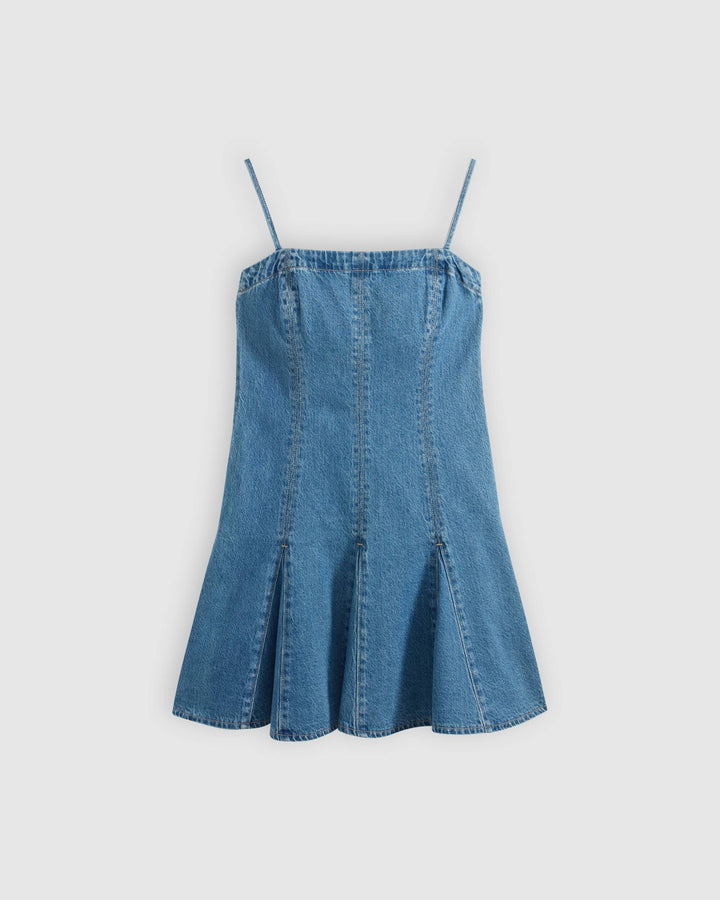 DENIM GODET DRESS Dress LEVI&